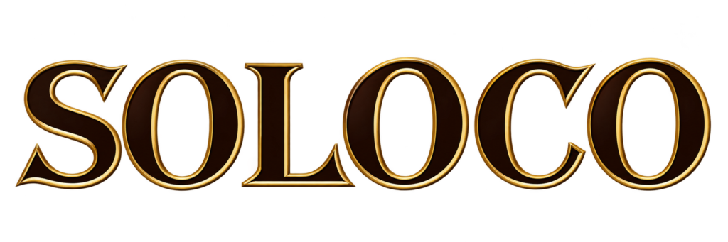 luxurious gold trimmed soloco wordmark.png